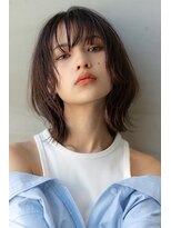 オースティン 流山おおたかの森(AUSTIN)&nbsp;大人かわいい前髪セシルカットココアブラウンフリンジウェーブ