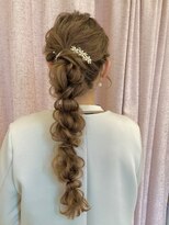 ヘアメイク マリア 福岡天神西通り(hair make MARIA)&nbsp;編み下ろしアレンジ