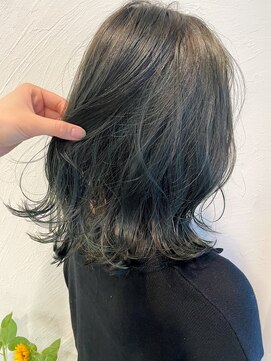 highlight○カーキグレージュカラー