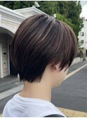 【垢抜け】束感ショート×ハイライトカラー/新越谷 南越谷