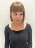 ボブ/ミニボブ/切りっぱなしボブ/外ハネ/外ハネボブ/前下がり