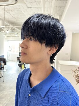 イリ 梅田(ili) 【kento限定カラー】ブルーブラック/コリアンマッシュ