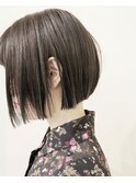 切りっぱなしボブ