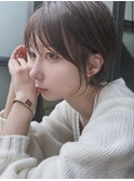 20代30代40代 透明感ショートボブ/丸みシルエット/丸みショート