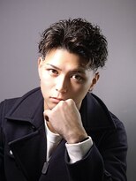 メンズサロン ゴールド 名古屋(GOALD) ツイストスパイラルパーマ　ツーブロ　マッシュ　メンズパーマ