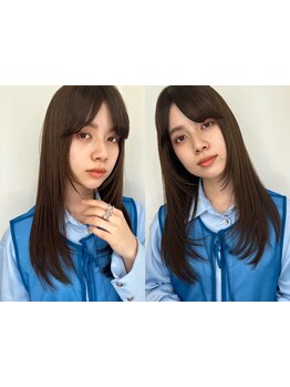 頭皮に直接薬剤をつけない方法やノンジアミンカラー等お悩みに合わせて頭皮ケアに特化したカラーリングを◎