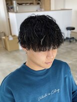 サロン(SALON)&nbsp;【大人黒髪パーマ】縦落ちツイスパ