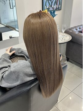 ノア(no_a) ブリーチなし×ミルクティベージュ