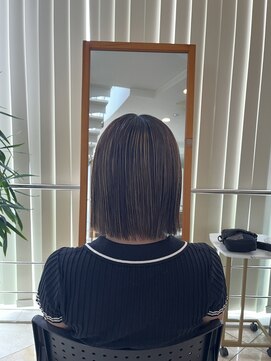 トップヘアー 大元店(TOP HAIR) 【jasmin】カット × 切りっぱなしボブ
