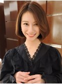 ショートボブ小顔カット大人ヘア髪質改善30代40代50代表参道青山