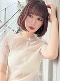 【MINX】似合わせ小顔レイヤーボブウルフ_銀座/髪質改善