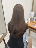 韓国ヘア/レイヤー/顔周りカット/ブリーチなしカラー/髪質改善