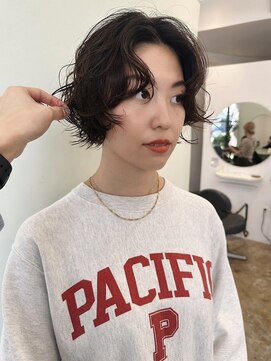 ユー セント(yew scent) ミニボブパーマ kaho