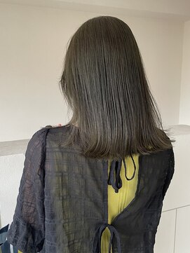 ヘアースペースブルーム プリュス 石橋店(HAIR SPACE BLOOM plus) 石橋/オリーブグレージュ/ケアブリーチ/髪質改善トリートメント