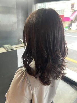 リンダイーロ(Linda Hiro) 【札幌円山】バイオレットブラウン/ミディアムレイヤー/秋カラー