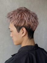 ボンドストーリールミエール(Bond Story lumiere)&nbsp;ビジネスショートアップバング眉毛ホワイトピンクローライト