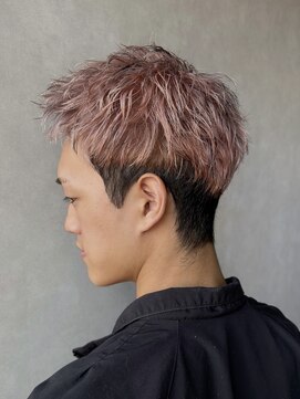 ボンドストーリールミエール(Bond Story lumiere) ビジネスショートアップバング眉毛ホワイトピンクローライト