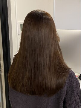 アコロン(acoron) 艶髪ブラウン/ロングレイヤー