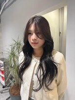 ローレンジウ(LOREN JU) 着物ヘア/ダークアッシュ/ミディアムレイヤーカット/名古屋名駅