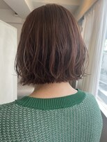 クリック(Click)&nbsp;マロンベージュ/クラゲヘアー/レイヤーボブ/小顔/暗髪/小倉