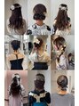 キャル(Cal) 卒業式、成人式、結婚式のhairsetや簡単なarrangeも出来ます!
