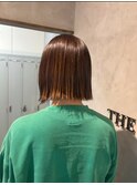 艶髪切りっぱなしボブ