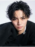 シャドウパーマライトセンターパート
