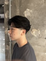 アカ(ACA)&nbsp;ニュアンスパーマテーパーフェード札幌大通りメンズ美容室