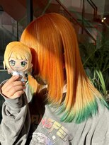テラ 仙台(Tera)&nbsp;149. オレンジ/インナーカラー/グリーン/顔周り/前髪