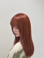 アッシュ 戸塚店(Ash)&nbsp;戸塚/髪質改善ツヤ髪★暖色ブラッドオレンジストレート