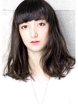 ヘアサロン ガリカ 表参道(hair salon Gallica)&nbsp;『 ブラックグレージュ × 毛束感 』 無造作 semi-long☆