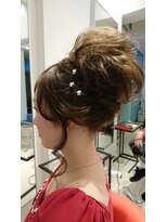 ヘアーリゾートラシックアールプラス(hair resort lachiq R+)&nbsp;《R+》エレガントにもりアップ