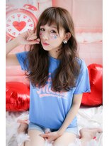 マーリャヘアー(mallia hair) ゆるふわアッシュグレージュロングby塚本あつし