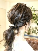 ヘアアンドメイクフリッシュ(HAIR&MAKE FRISCH)&nbsp;ポニテールヘアアレンジ