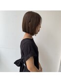 切りっぱなしなショートボブ！