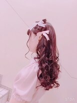 ヘアメイク ジェイエム&nbsp;ハーフアップ リボン