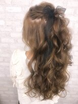 ヘアセット専門店 ナゴミ 渋谷店(nagomi)&nbsp;ゆるふわ/リボン/リボンアレンジ/ハーフアップ