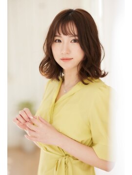 クロエバイラヴィズム 古町6番店(CLOE by LUVISM) オン眉バンク×ゆるふわミディアム