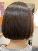 切りっぱなしショートボブ 20代／30代／40代／50代