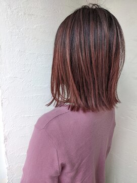 ムーンジェジェ(moon jeje) ピンクパープルのバレイヤージュ★藤原