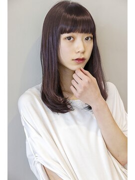 ガリカ(Gallica kinshicho) ☆ ダークグレージュ ＆ 透け感 ☆ 暗髪ロングスタイル