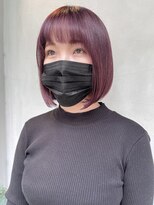 エニフ(ENIF) ☆切りっぱなしボブ カシスピンク ハイトーン ☆