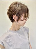 モテ髪カタログ/外ハネボブ/ペールベージュ[梅田/茶屋町]