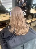 ホワイトグレージュ コンマヘア くすみブルー ダークアッシュ
