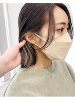 ネオリーブ クーロ(Neolive curro)&nbsp;インナーカラーイヤリングカラー×美髪ボブ[横浜/東神奈川]18