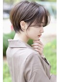 流行大人ショートスタイル　博多美容室　プランツヘアー奥野祐希