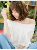 前下がりニュアンスカラー外ハネカールロブc5戸頭20代30代40代