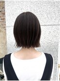 切りっぱなしボブ