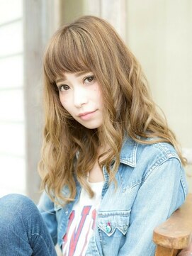 アリシアヘアー(ARISHIA hair) 【ARISHIA hair 那珂】ハイトーン 無造作 カール ロング ♪