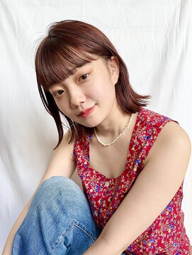 ラレイ ハラジュク(Lalei harajuku) ワイドバングのボブスタイル/ぷつっと前髪